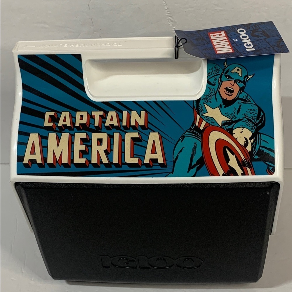Marvel Avengers Captain America 7 Qt Igloo Playmate Cooler New